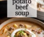 Creamy Potato & Hamburger Soup Made In The Crockpot Recipe