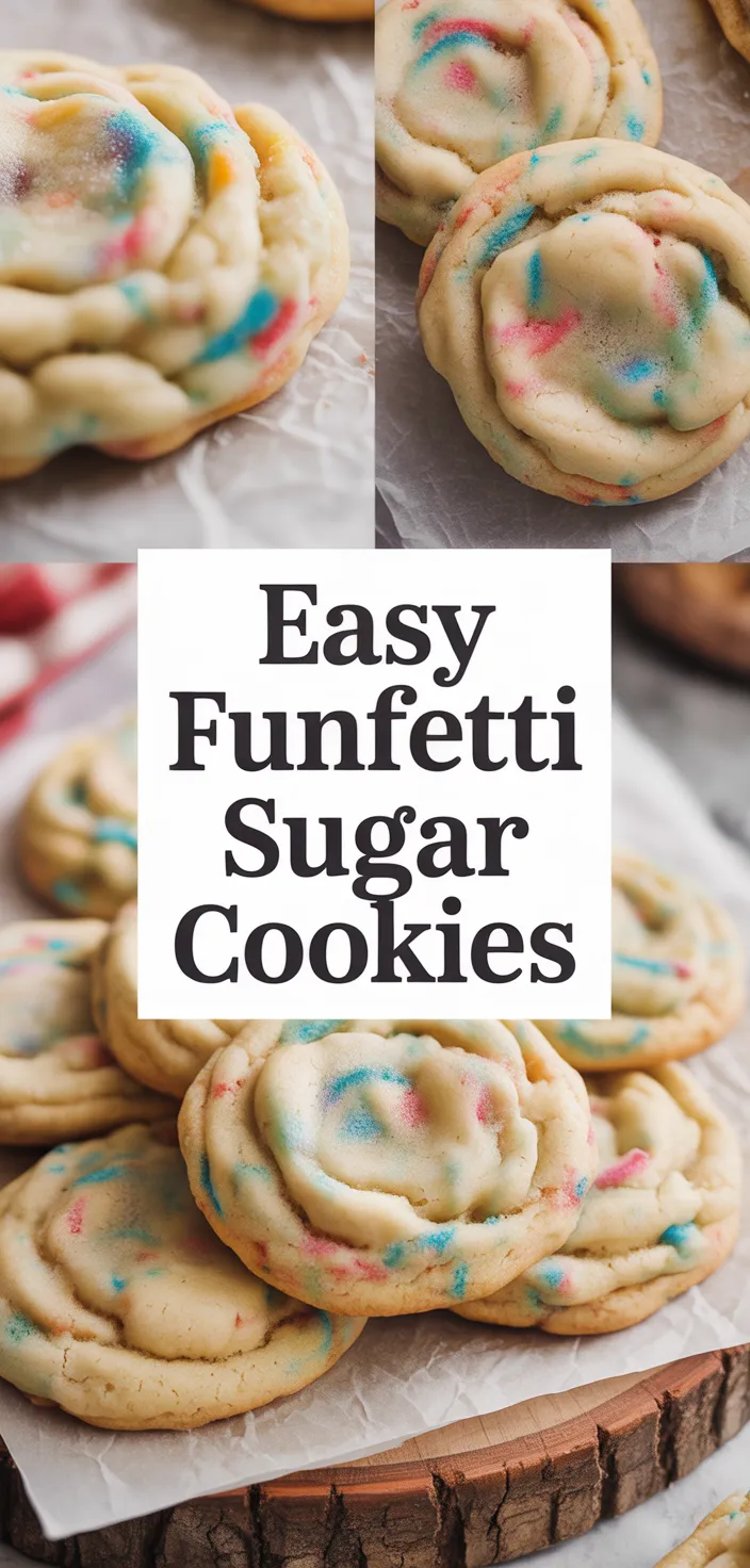 A photo of Easy Funfetti Sugar Cookies Recipe