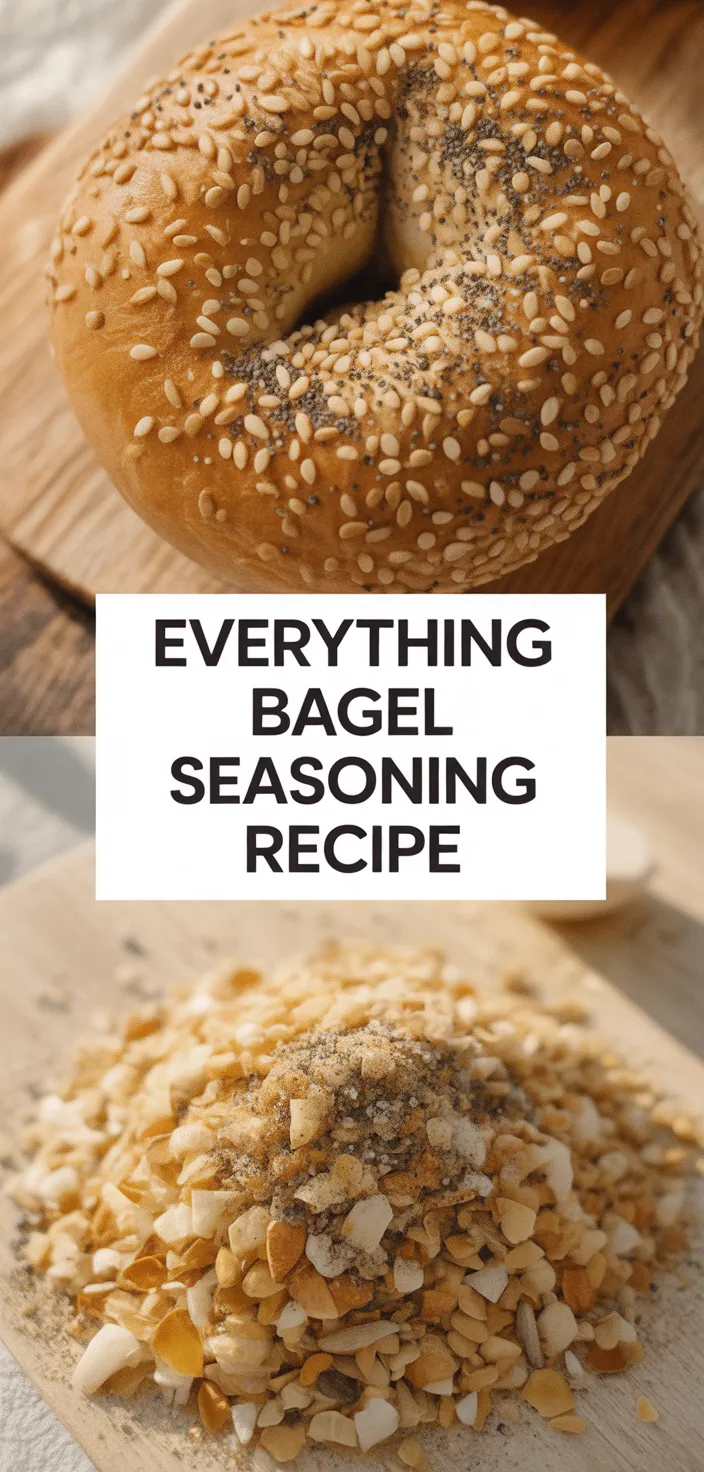 A photo of Everything Bagel Seasoning Recipe