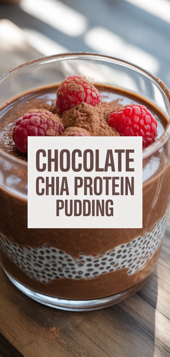A photo of High Protein Chocolate Chia Seed Pudding – A Healthy & Easy Dessert!  Recipe