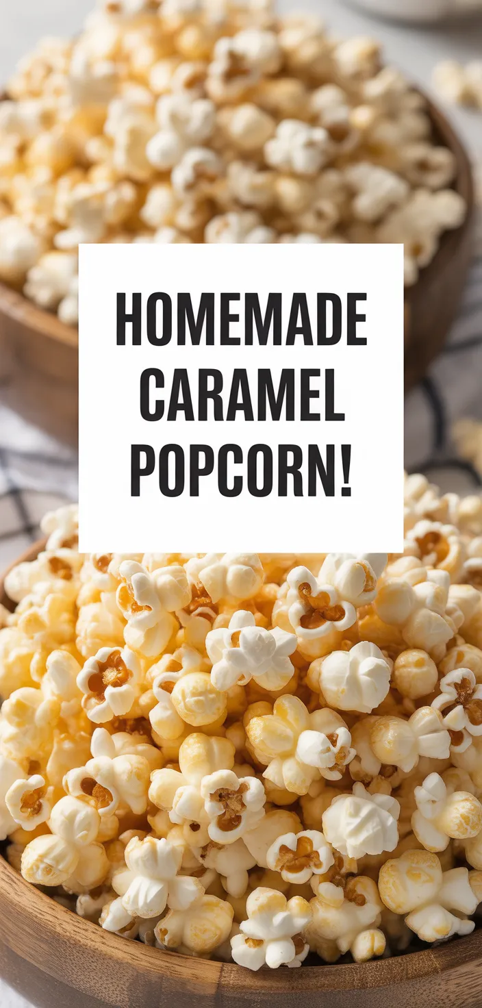 A photo of Homemade Caramel Popcorn! Recipe