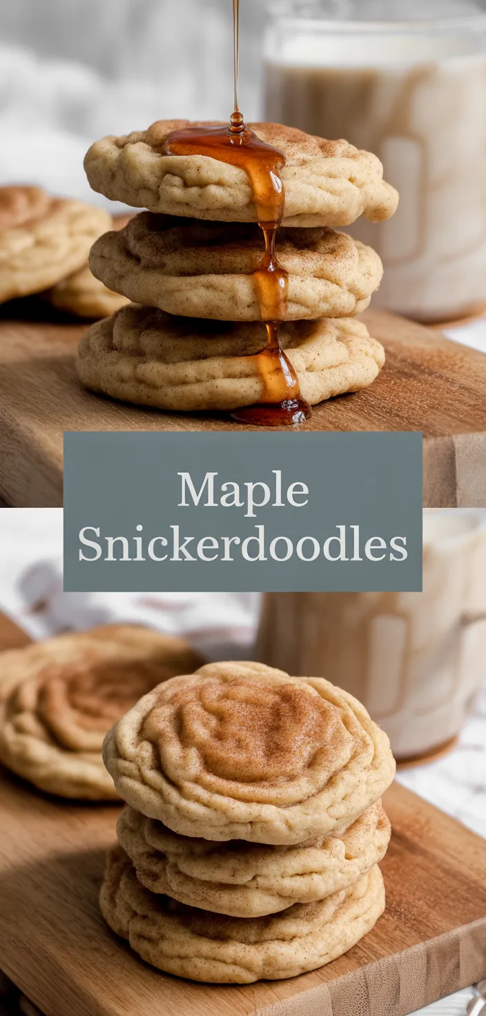 A photo of Maple Snickerdoodles Recipe