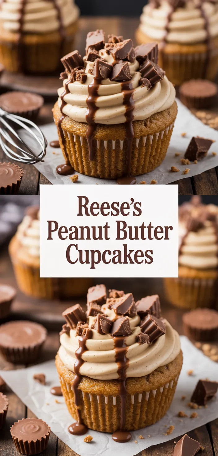 A photo of Reese’s Peanut Butter Cupcakesrn Recipe