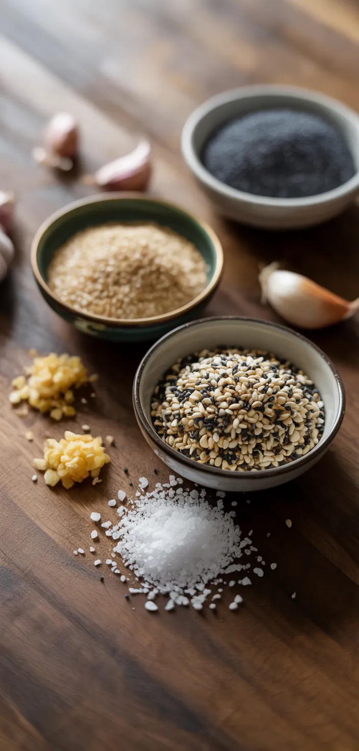 Ingredients photo for Everything Bagel Seasoning Recipe