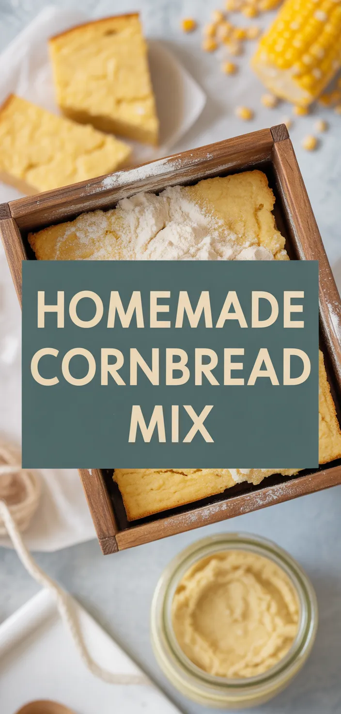 A photo of Homemade Cornbread Mix Recipe