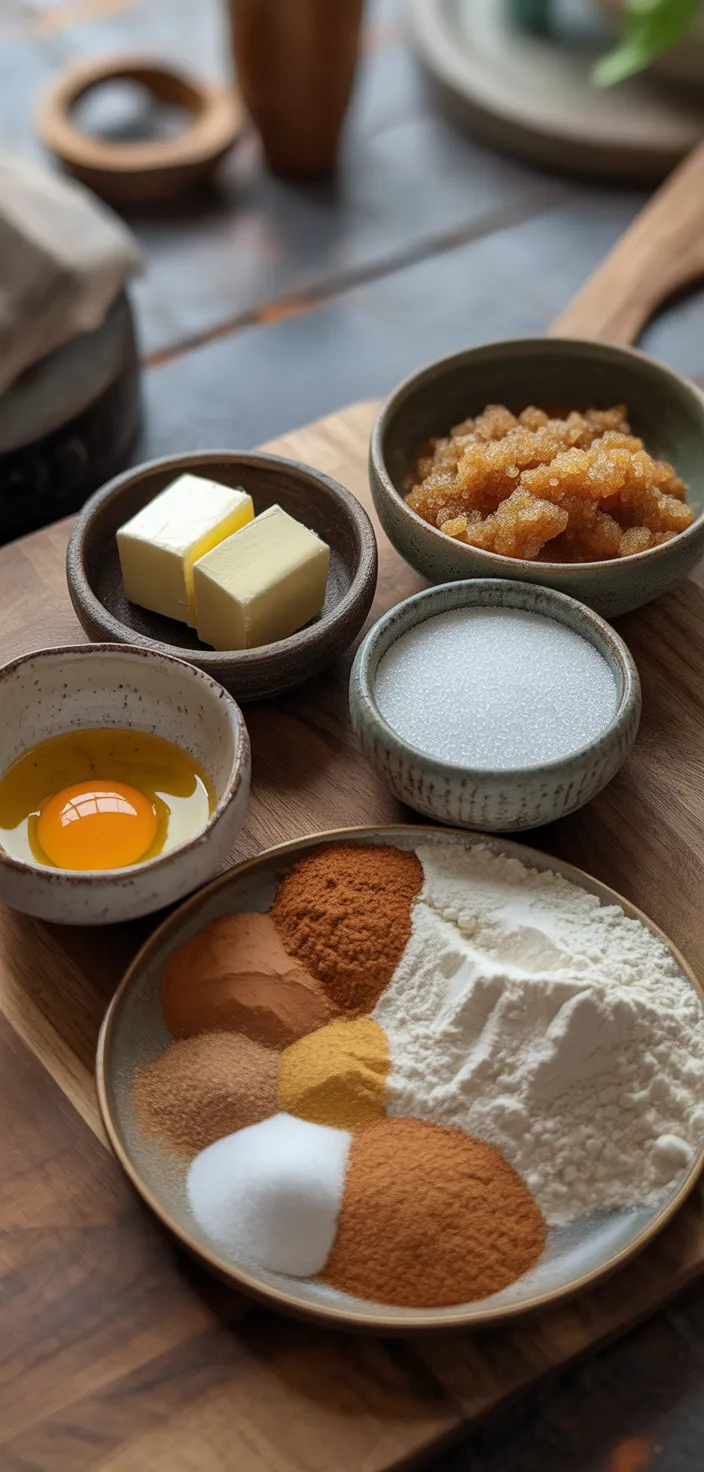 Ingredients photo for Chai Cookies Recipe