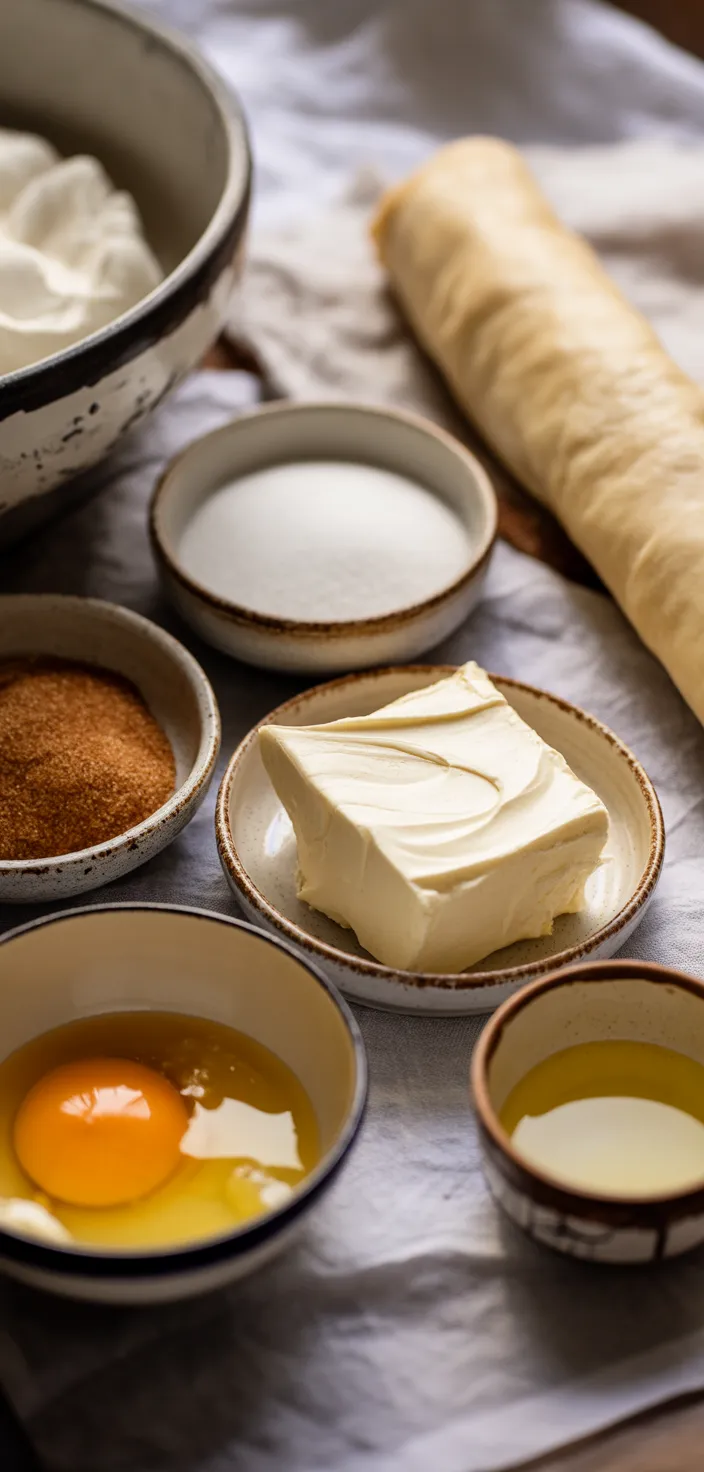 Ingredients photo for Churro Cheesecake Recipe