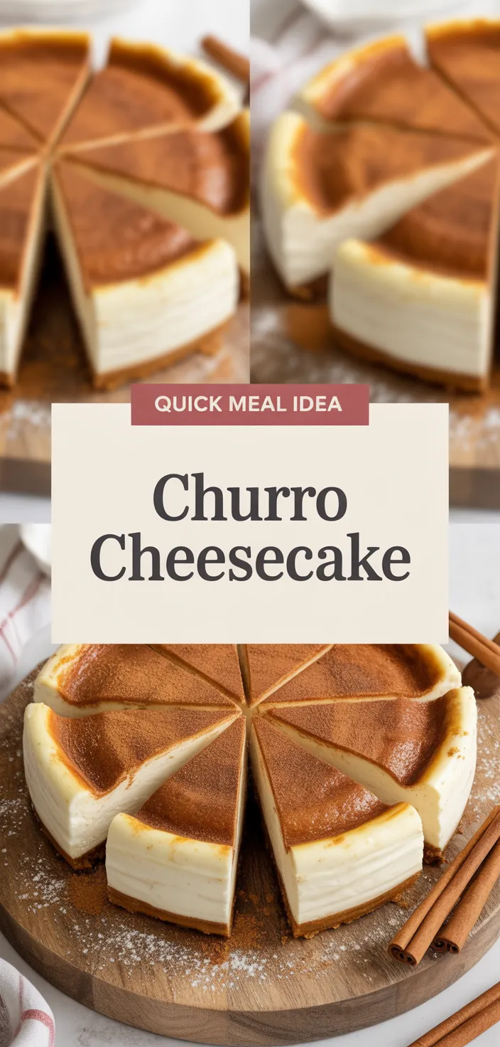 A photo of Churro Cheesecake Recipe