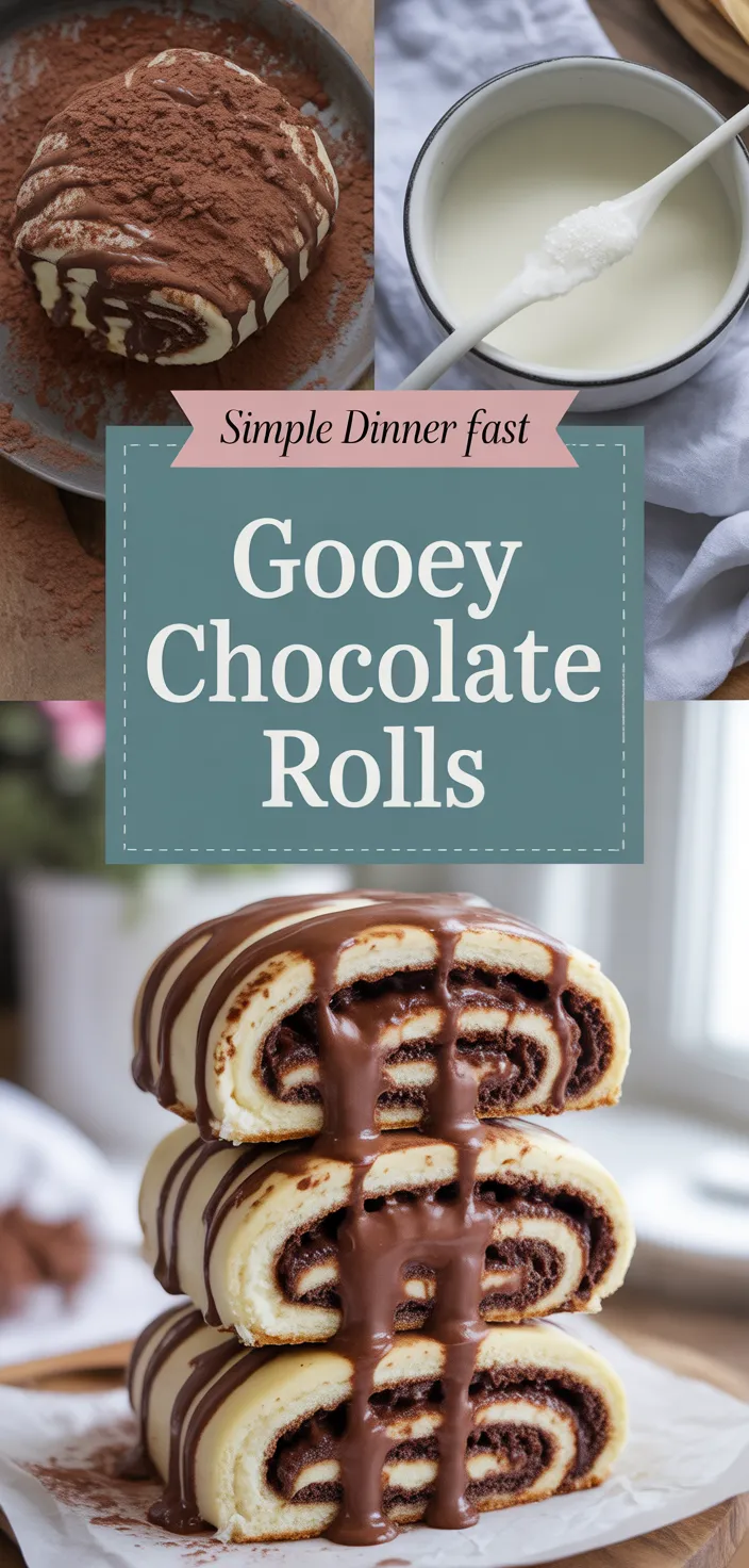 A photo of Gooey Chocolate Rolls Recipe