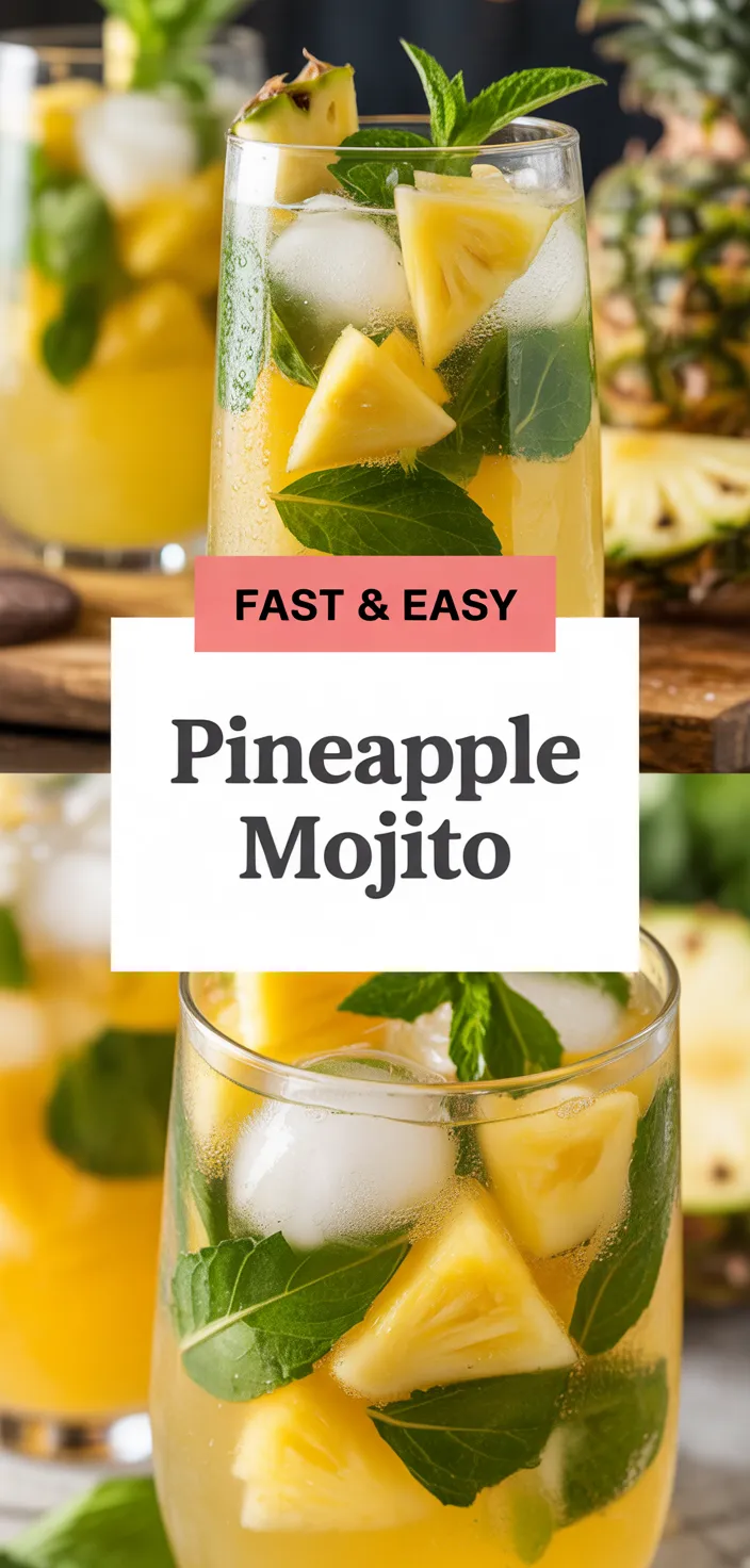 A photo of Pineapple Mojito Recipe