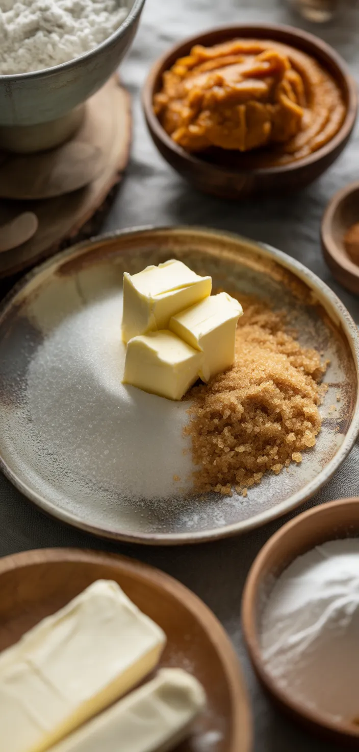 Ingredients photo for Crumbl Style Pumpkin Spice Cookies Recipe