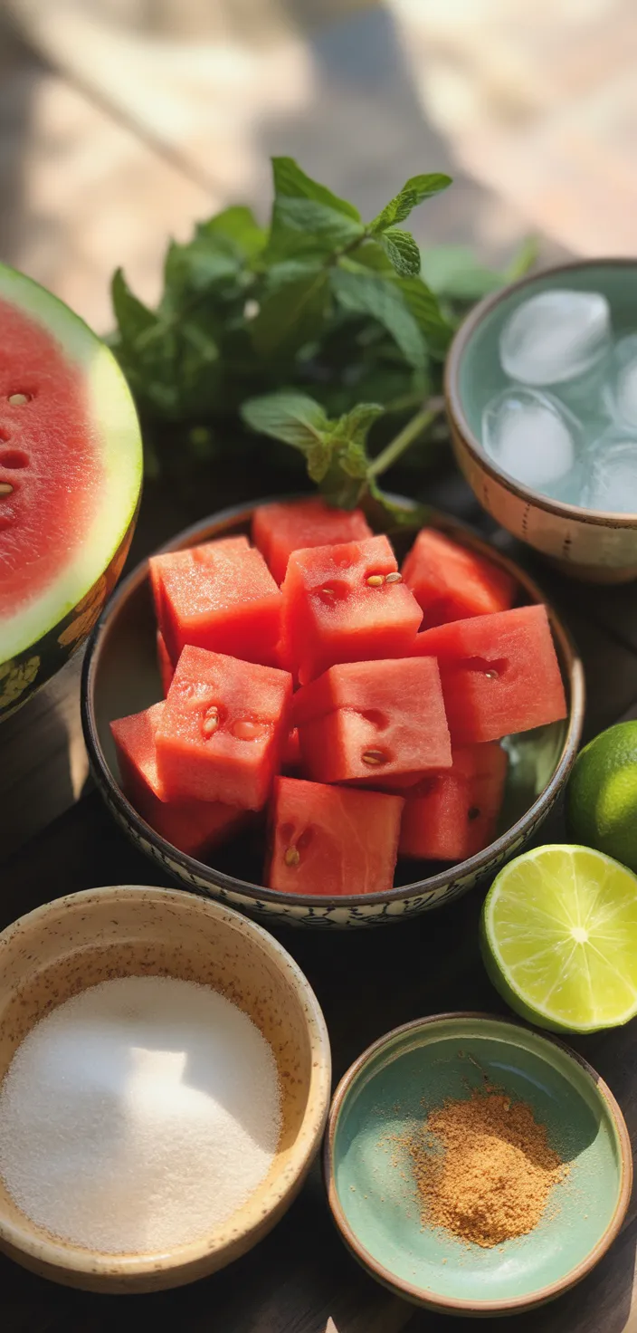 Ingredients photo for Mexican Watermelon Cooler Recipe
