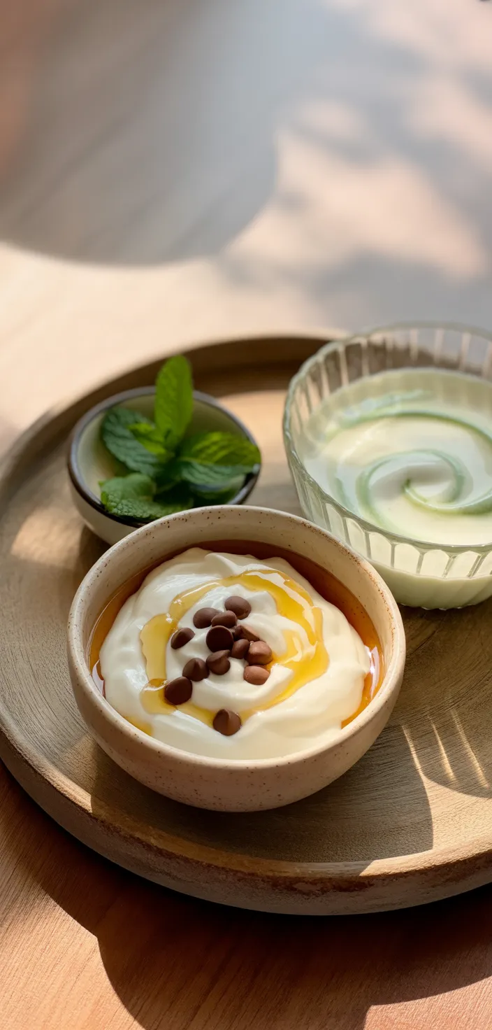 Ingredients photo for Mint Chocolate Chip Greek Yogurt Pops Recipe