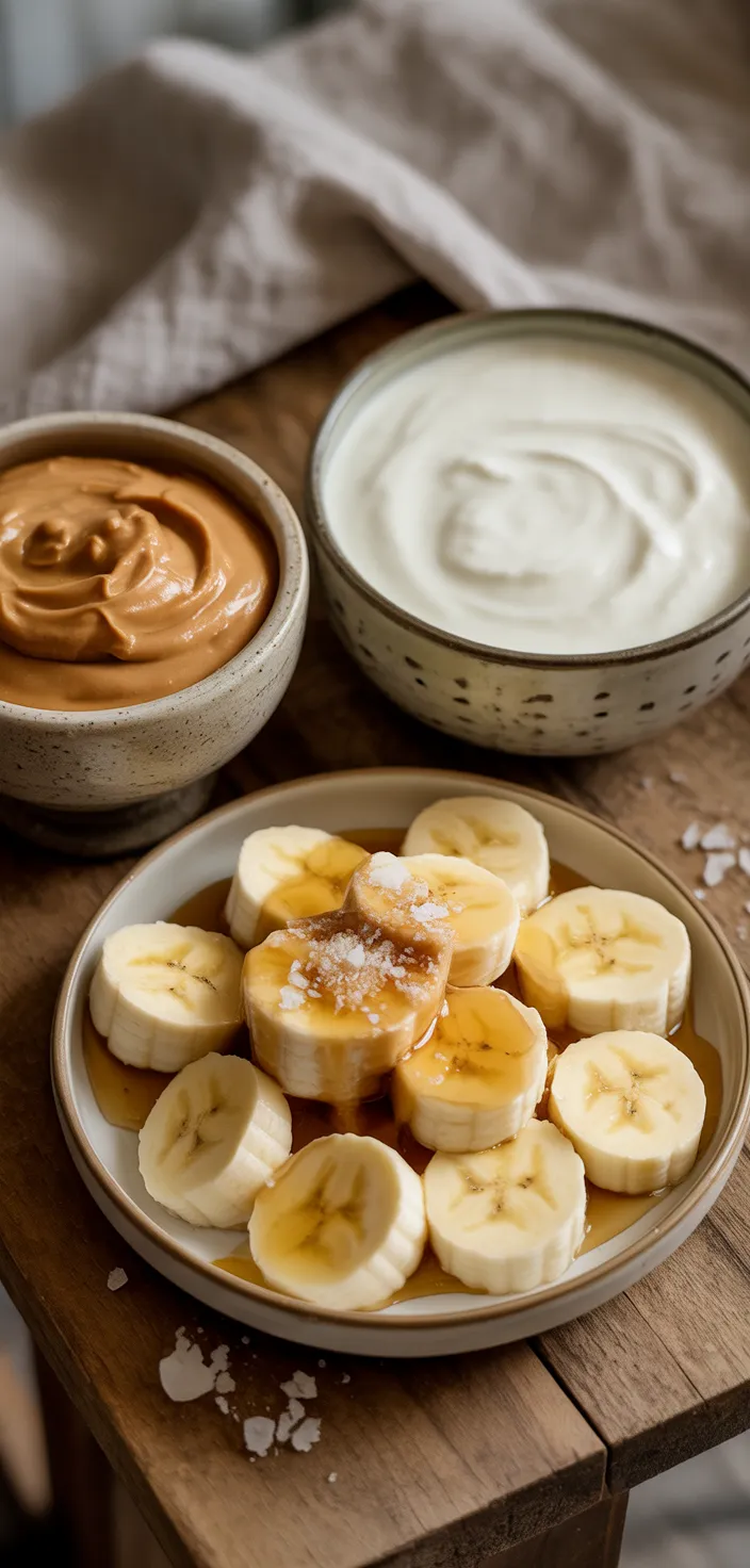 Ingredients photo for Peanut Butter And Banana Yogurt Pops Recipe