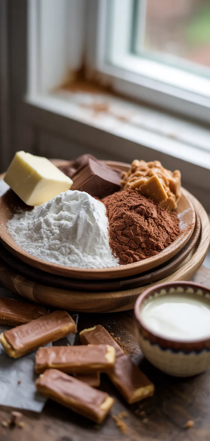 Ingredients photo for Butterfinger Cupcakes Recipe