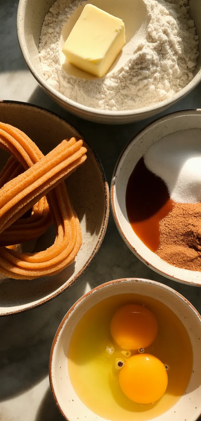 Ingredients photo for Churros Recipe