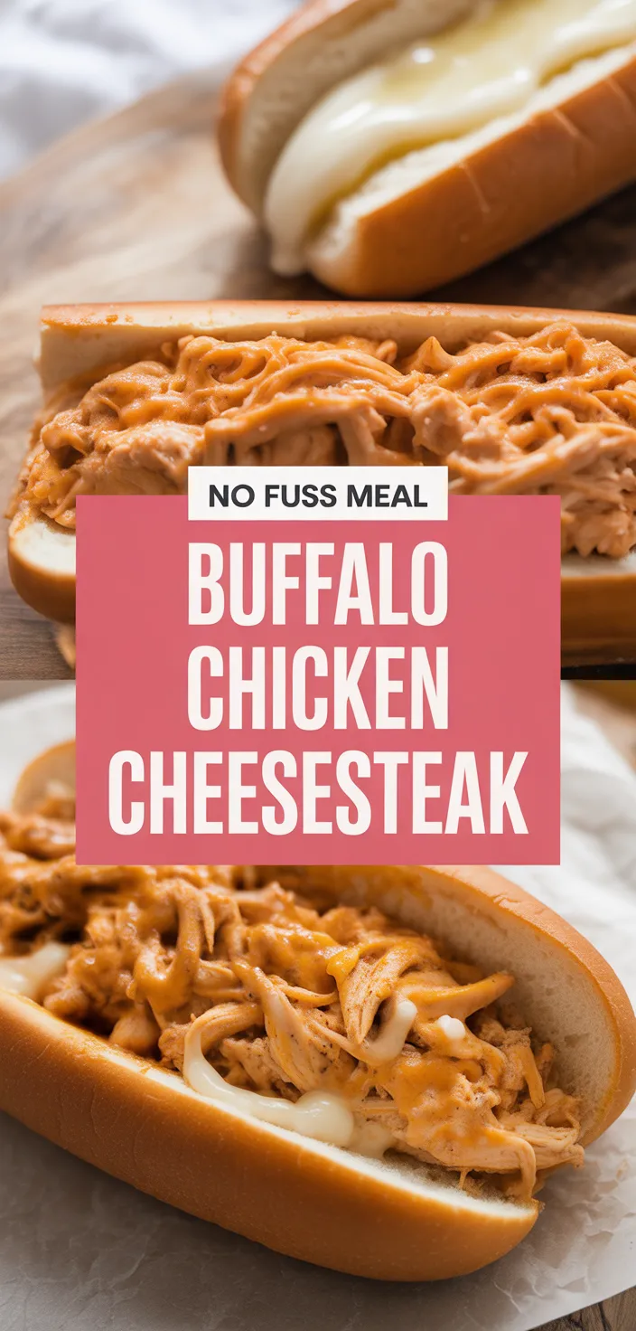A photo of Buffalo Chicken Cheesesteak Recipe