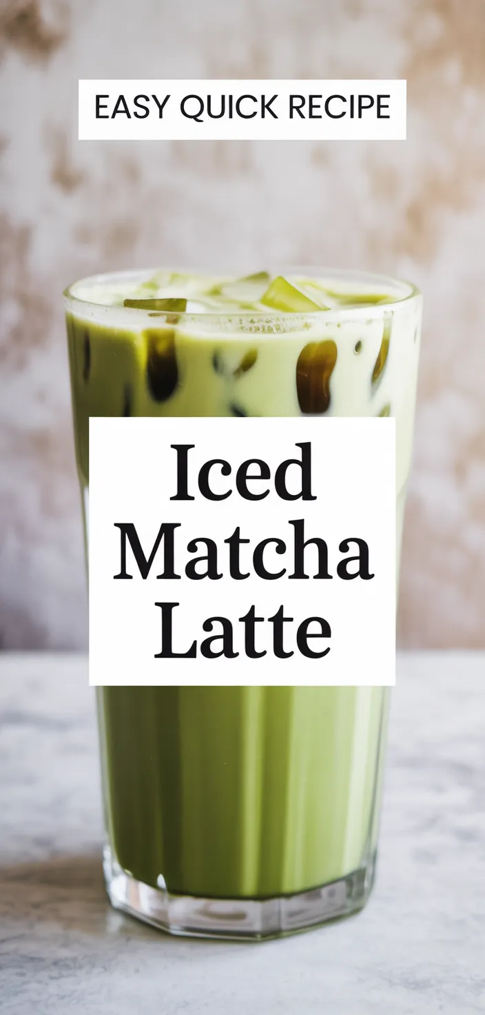 A photo of Easy Starbucks Iced Green Tea Matcha Latte Recipe