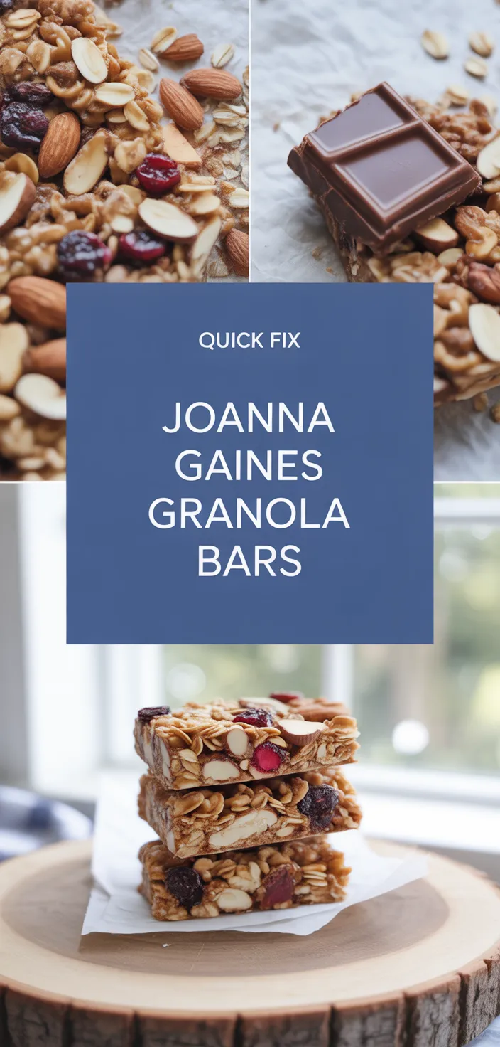 A photo of Joanna Gaines Granola Bars​ Recipe