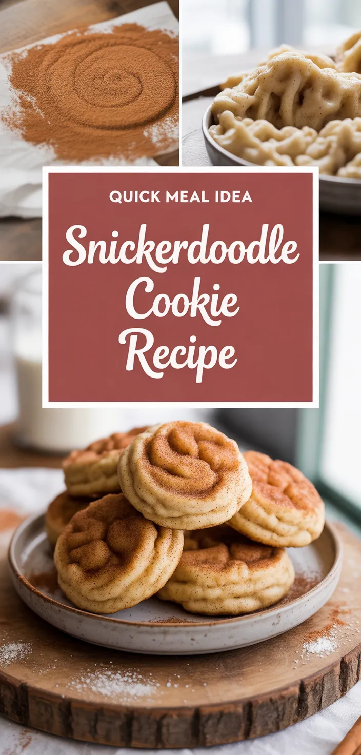 A photo of Snickerdoodle Cookie Recipe