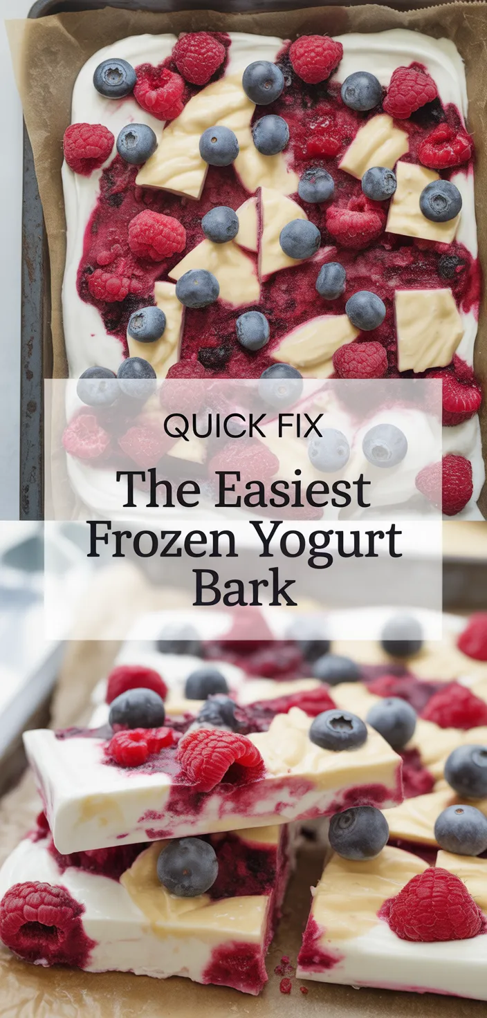A photo of The Easiest Frozen Yogurt Bark Recipe