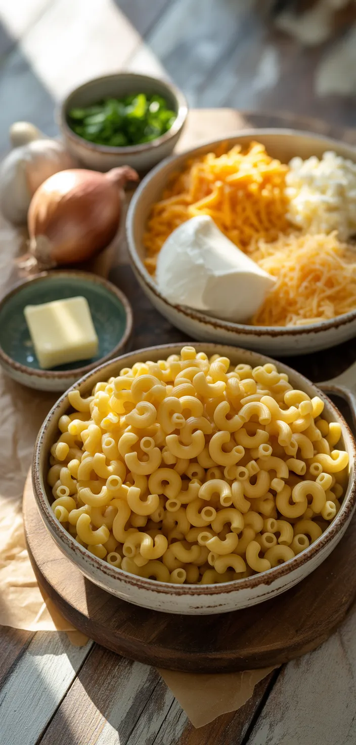 Ingredients photo for Ultimate Slow Cooker Mac And Cheese Recipe
