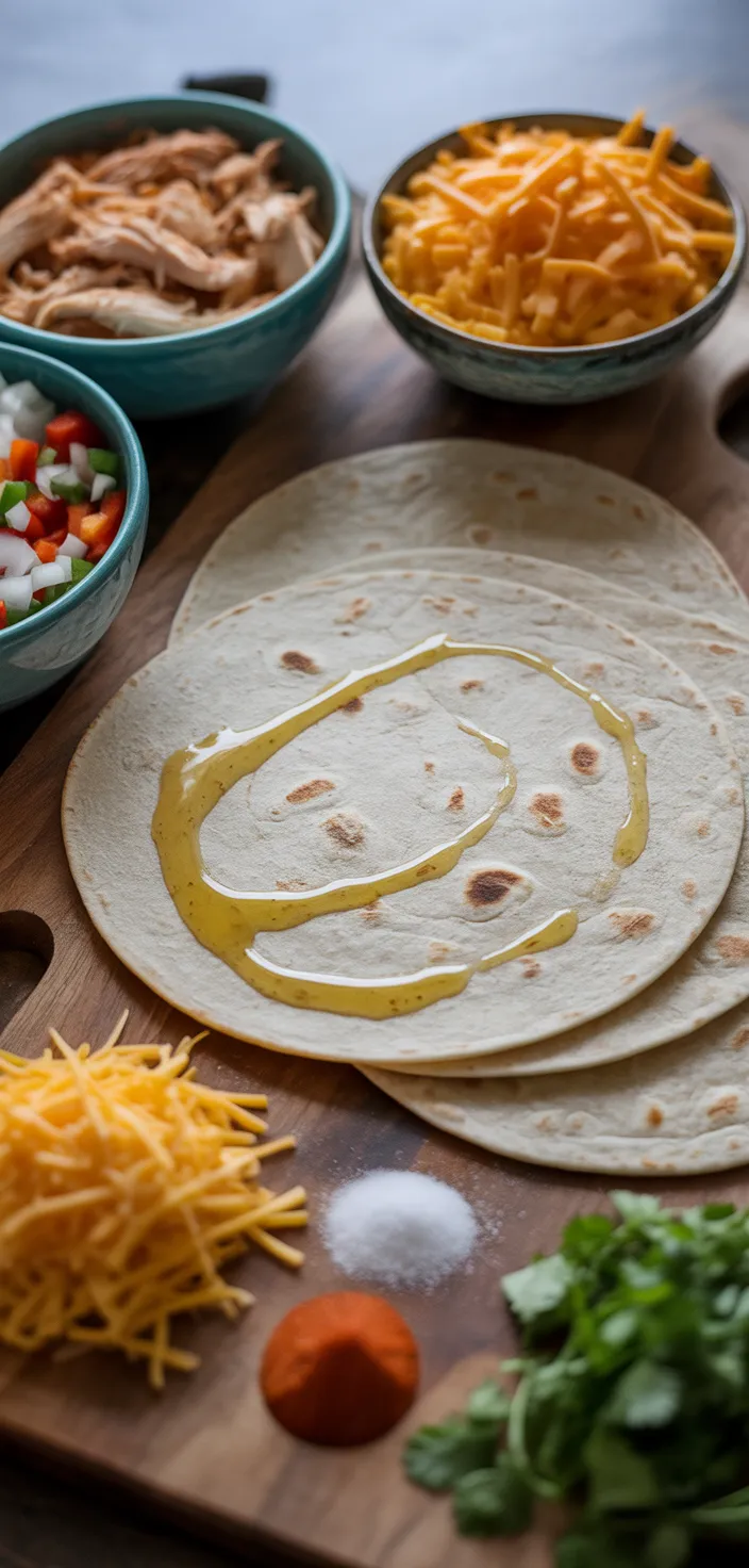 Ingredients photo for Chicken Quesadilla Recipe