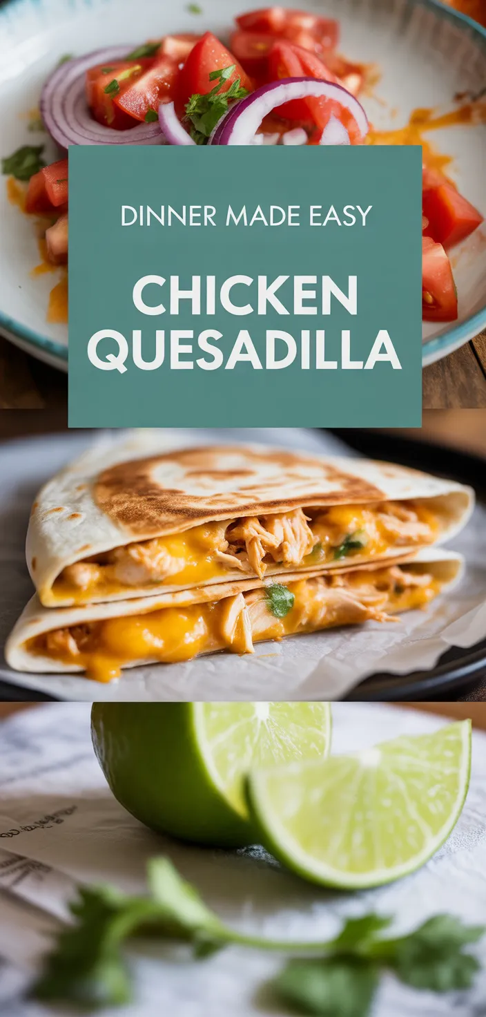 A photo of Chicken Quesadilla Recipe