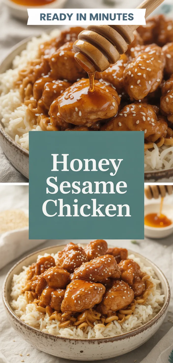 A photo of Honey Sesame Chicken (Sweet, Savory & Simple) Recipe
