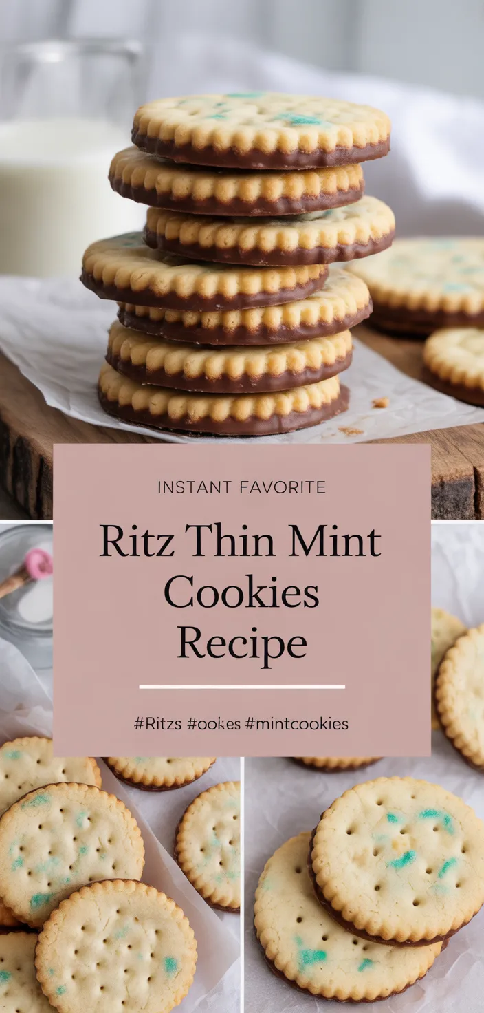 A photo of Ritz Thin Mint Cookies Recipe
