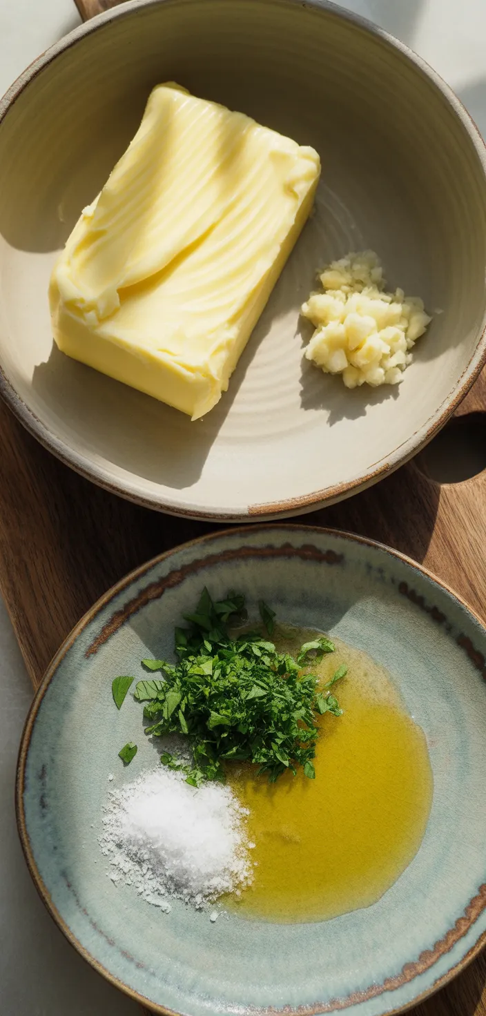 Ingredients photo for How To Make Homemade Garlic Butter Recipe