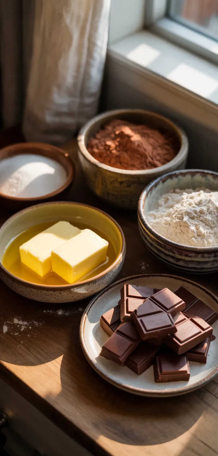 Ingredients photo for Red Velvet Cheesecake Brownies Recipe