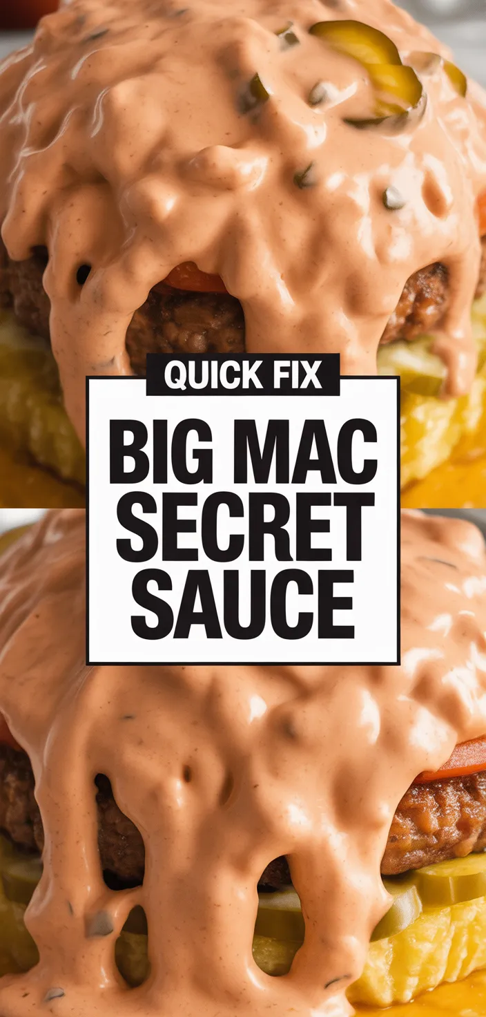 A photo of McDonald's Big Mac Special Sauce Recipe (Copycat Secret Sauce)
