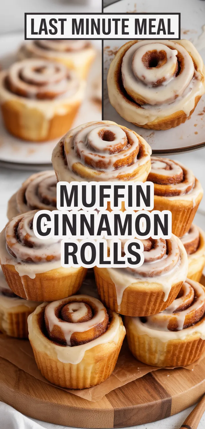 A photo of Muffin Cinnamon Rolls Recipe