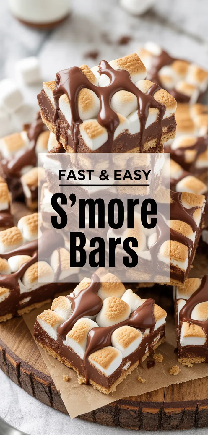 A photo of S'more Bars Recipe