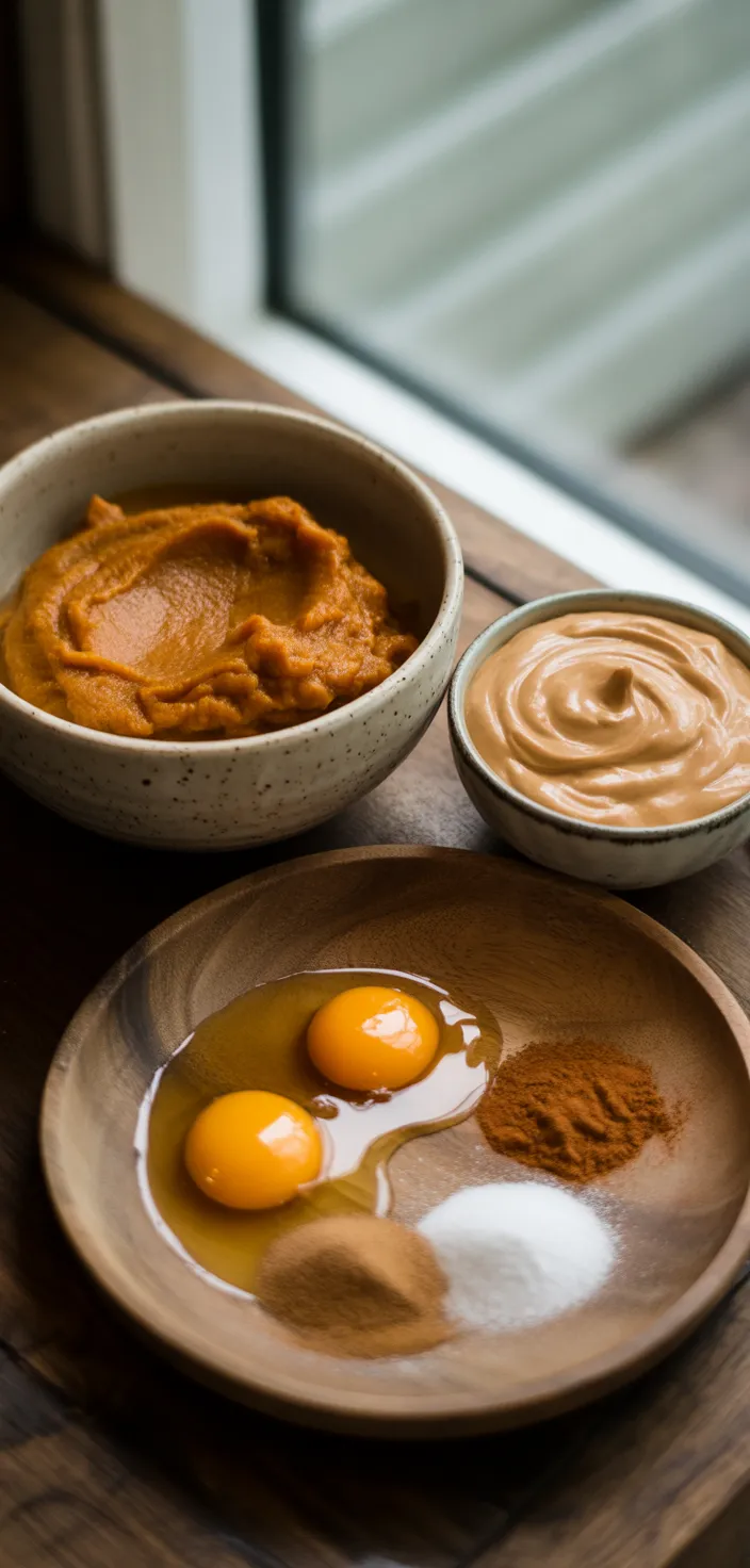 Ingredients photo for Crustless Pumpkin Pie Recipe