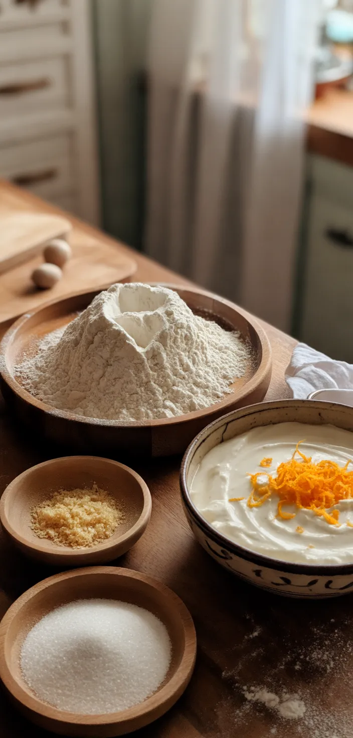 Ingredients photo for Easy Orange Pancakes Recipe