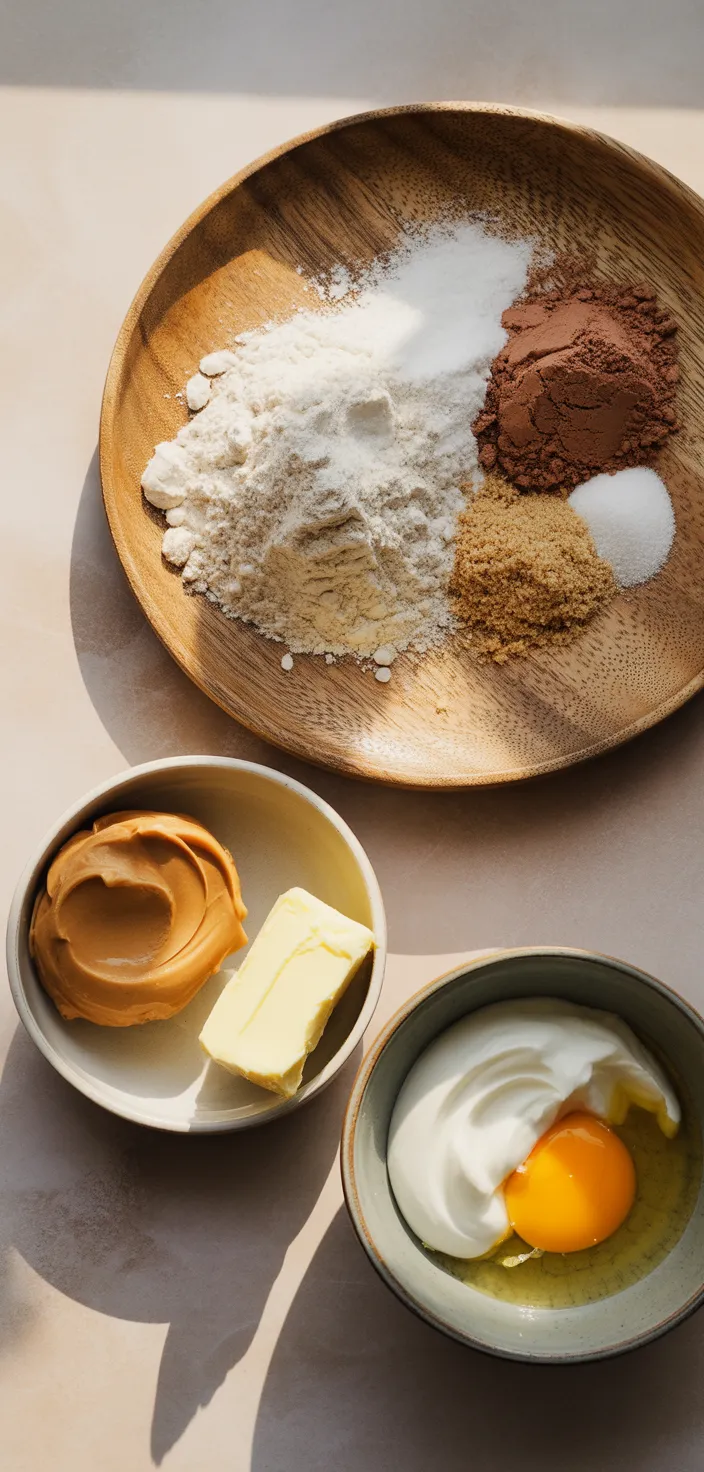 Ingredients photo for Reese's Chocolate Peanut Butter Cup Cupcakes Recipe