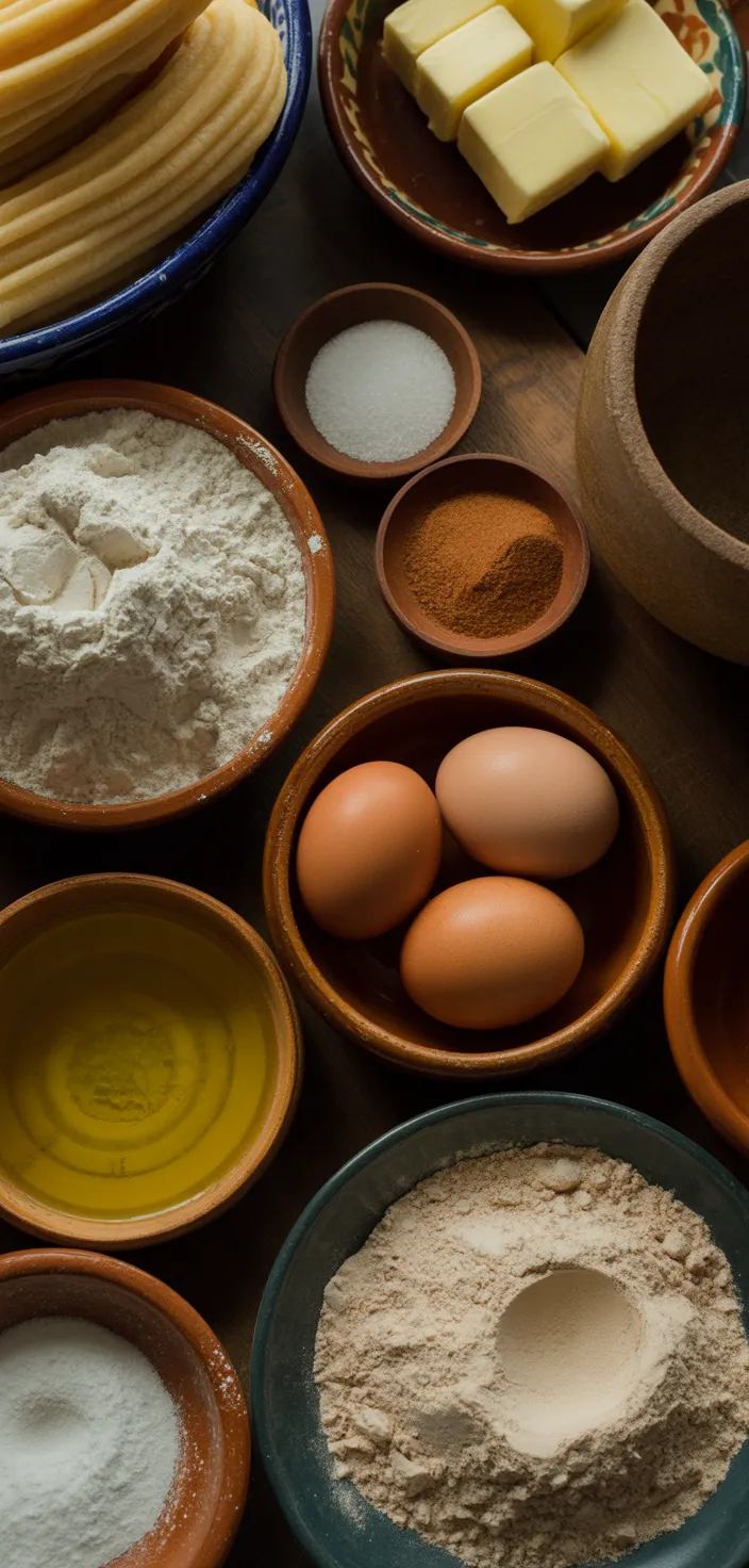 Ingredients photo for Traditional Mexican Churros Recipe